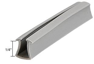 CRL Glazing Vinyl; 1/4" Channel Depth 9/32" Metal Opening for 7/32" Glass - 1000 ft Roll