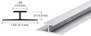CRL Satin Anodized Aluminum Divider Bar - 12 ft Long