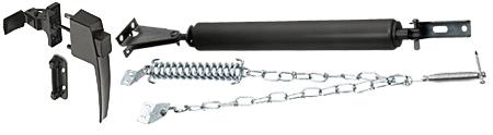 CRL Storm and Screen Door Kit for Outswing Screen or Storm Doors, Black