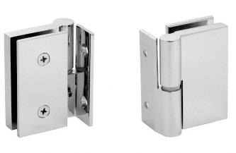 CRL Polished Stainless Single Acting Right Hand Wall-to-Glass Gate Hinge
