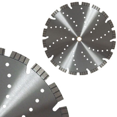 Heavy Duty Laser 12" Segmented Blade with 15mm Jumbo Rim for Masonry, Stone, Brick, and Block