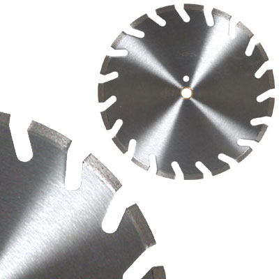 Laser Welded 12" Blade with U-Gullets for Brick and Block