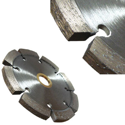 Laser Welded 4" Tuck Point Diamond Blade with .250" Segment Width