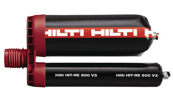 Hilti Injectable Mortar Epoxy adh RE 500-V3 - 11.1 Oz Cartridge - 2123401
