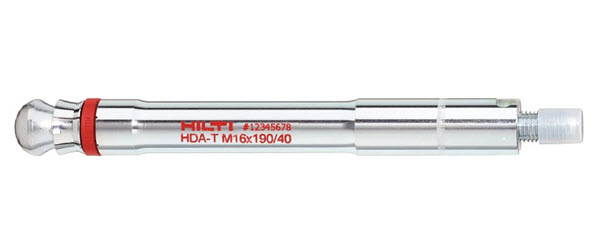 Hilti HDA-T Ultimate Performance Through-Set Undercut Anchor for Dynamic Loads M10 x 100/20 - 331545 - 12 Pieces