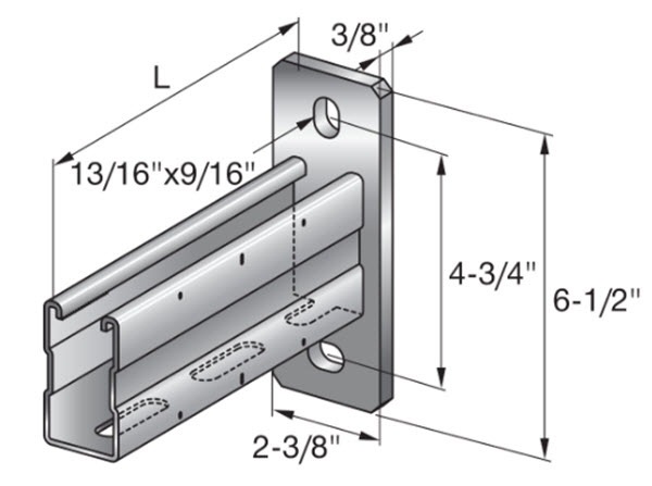 Hilti Installation Channel MQK-72/600 - 369616