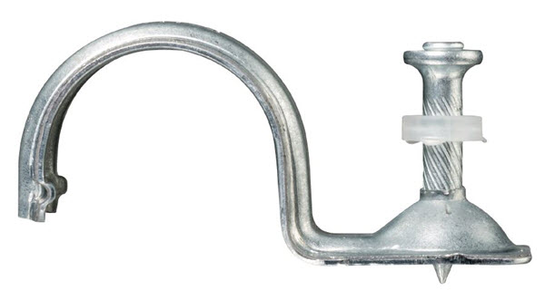 Hilti X-EMTC 3/8" U22 Premium Conduit Clips with Pre-Mounted Premium X-U Fastener - .27 Caliber - Box of 100 - 226910