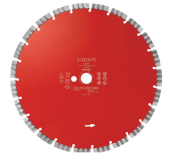 Hilti EQD SPX Masonry Equidist Super Performance Xtra Diamond Cutting Disc 12"x1" - 2118037