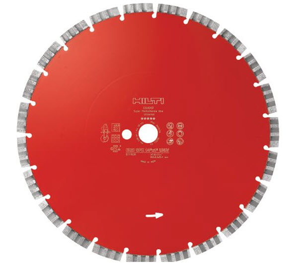 Hilti EQD SPX Masonry Equidist Super Performance Xtra Diamond Cutting Disc 4-1/2" x 7/8" - Pack of 6 - 2118028