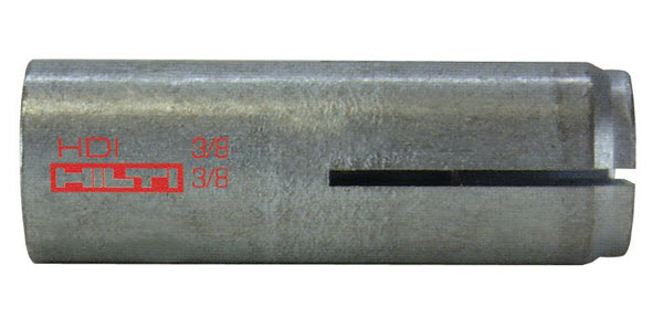 Hilti FLUSH Drop-in Anchor HDI Stainless Steel 303 1/4"  - 336430 - Box of 100