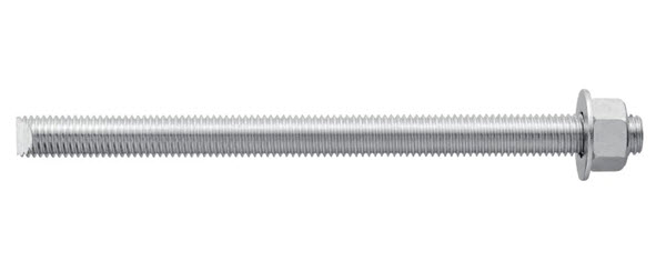Hilti HAS-E Everyday Standard Anchor Rod for Capsules and Injection 3/8" x 5-1/8" - 385419 - 20 Pieces