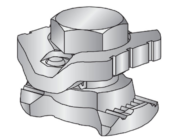 Hilti Channel Connector Push Button MQN-R SS316 - 304012
