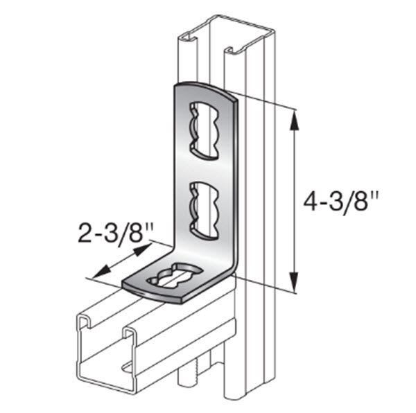 Hilti 90 Degree Three Hole Angle MQW-3 - 369656