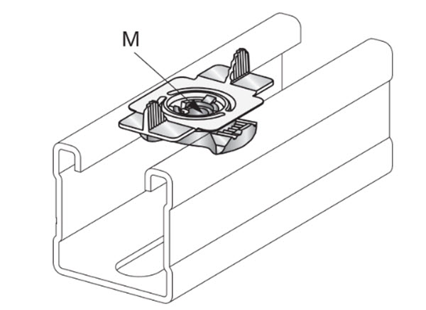 Hilti Strut Wing Nut MQM-F1/2" - 377883