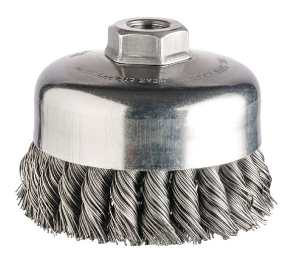 Hilti Wire Brush 3CS Knotted Cup for Rust and Paint Removing - Pack of 6 - 41362