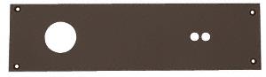 CRL Dark Bronze Jackson 2 Valve Overhead Concealed Closer Cover Plate