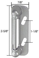 CRL Aluminum Screen and Storm Door Strike Plate
