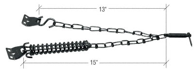 Black Screen and Storm Door Protector Chain