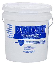 CRL Kwixset Cement - 50 pound plastic pail