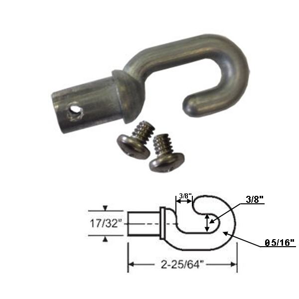 Gordon Glass&#174; Replacement Hook Drive for Skylight and Awning Poles