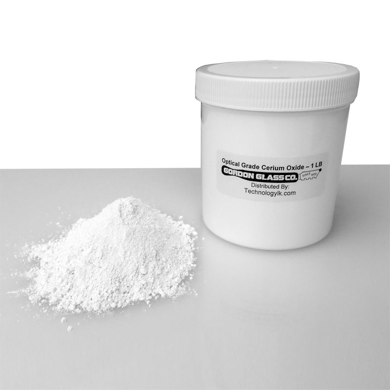 Gordon Glass&#174; Optical Grade High Purity Cerium Oxide Polishing Compound - 1 Lb