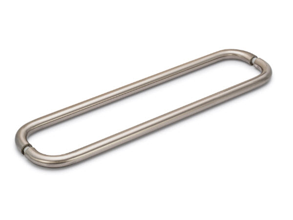 Opus II 24" Cuttable Back-to-Back Towel Bar without Rosettes - Brushed Nickel