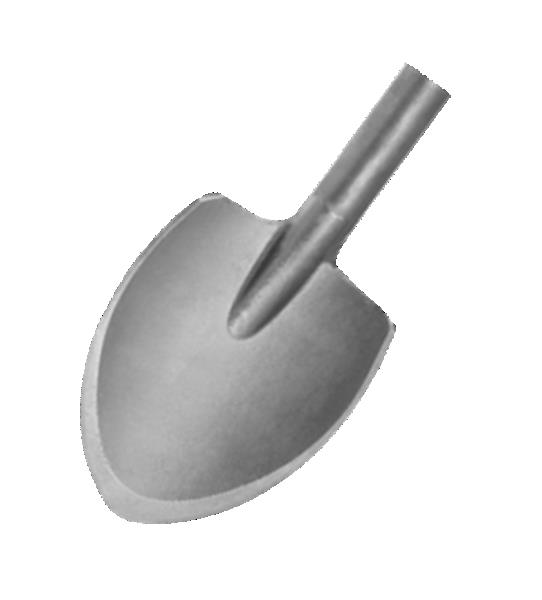Relton CS-S Forged Hammer Tools Clay Spade with Spline Shank 4-1/2" x 5-1/2" x 15-1/2"