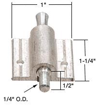 Sliding Window and Door Lock, Push-Pull Type, White