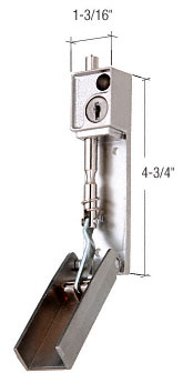 CRL Aluminum Keyed Bolt Door Lock