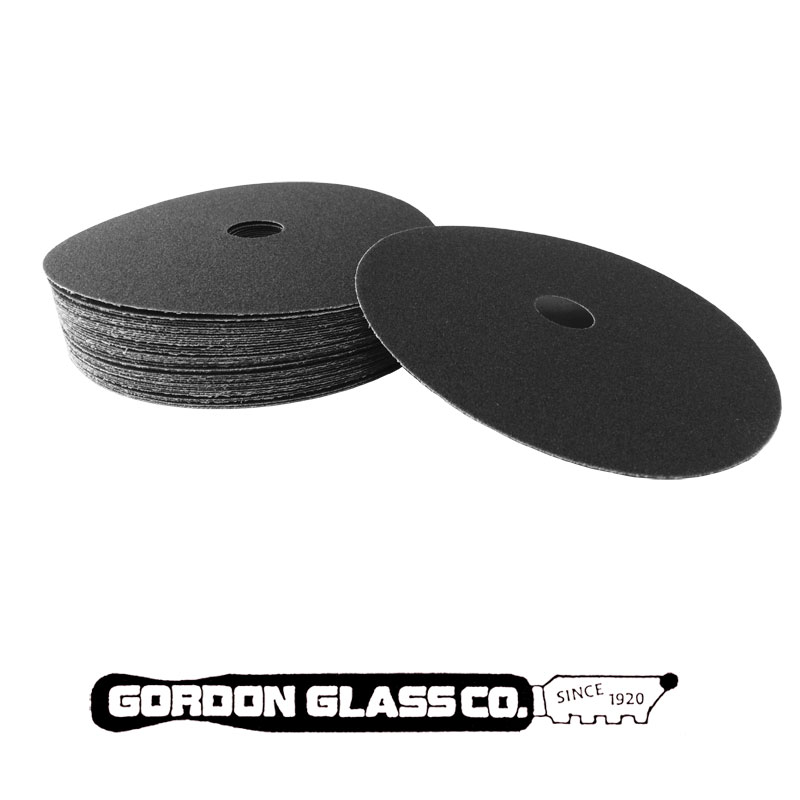 Gordon Glass&#174; Perfect Score 6" x 7/8" 120 Grit Silicone Carbide Sanding Discs - 3 Pack