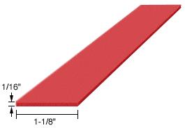 CRL 1/16" x 1-1/8" x 4" Silicone Rubber Setting Blocks - 100 Pack