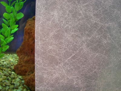 Shoji White Gossamer Frost Decorative Privacy Window Film 47" Wide x 1yd. Sold by the yard as one continuous roll.