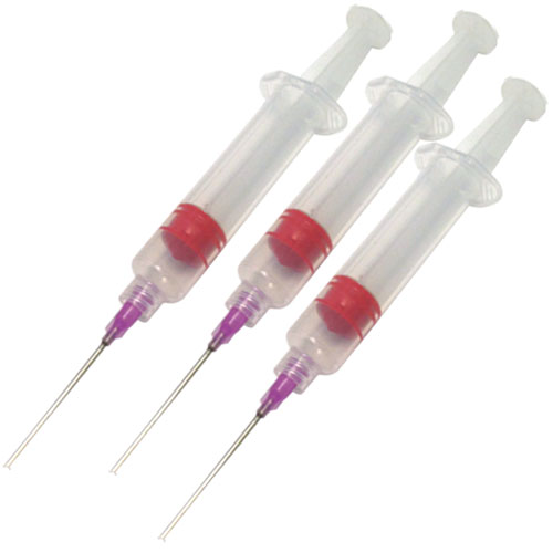 Gordon Glass&#174; Weld-on 16-Gauge Precision Syringe Applicator for Weld-on 16 Acrylic Solvent Cement - Pack of 3