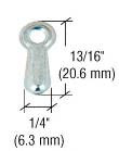 CRL 3/4" Ribbed Turn Buttons