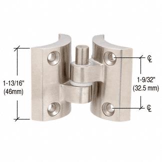 CRL Brushed Stainless Tubing Hinge