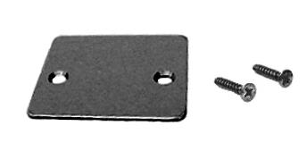 CRL Black End Cap with Screws