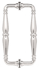 CRL Polished Nickel 6" Victorian Style Back-to-Back Pull Handle