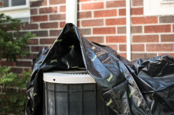 Zerust 34 in x 34 in x 30 in Rust-Prevention Air Conditioner Unit Cover