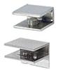 CRL Solid Brass Square Glass Shelf Clamps