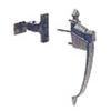 CRL Colonial Push Button Latch 1-3/4" Screw Holes