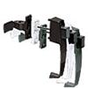 CRL Push Button Latch with Tie Down Screw 1-3/4"