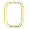 CRL 8" Back-to-Back Solid Pull Handle without Metal Washers