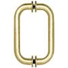CRL 8" Back-to-Back Solid Pull Handle with Metal Washers