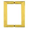 CRL 6" Square Series Back-to-Back Pull Handles