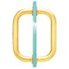 6" Tubular Back-to-Back Regular Style Pull Handle