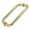 CRL Brass Back-to-Back Towel Bars for Glass