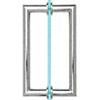 8" MT Series Round Tubing Mitered Corner Back-to-B