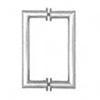 CRL 12" Back-to-Back Mitered Corner Pull Handle