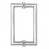 CRL 18" Back-to-Back Mitered Corner Pull Handle