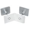 CRL Bullet Resistant Protective Barrier System 135° Top or Mid-Mount Outside Clamp 